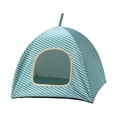 thumbnail image 1 of Portable Pet Tent for Cats - Cozy Indoor/Outdoor Cat Teepee with Breathable Design, Easy Setup, Durable Construction, Compact and Lightweight - Ideal for Cats and Small Dogs, 1 of 6