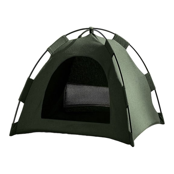 Portable Pet Tent Foldable Shelter for Dogs Cats Indoor Outdoor Camping Travel Washable Canvas Bed Small Medium