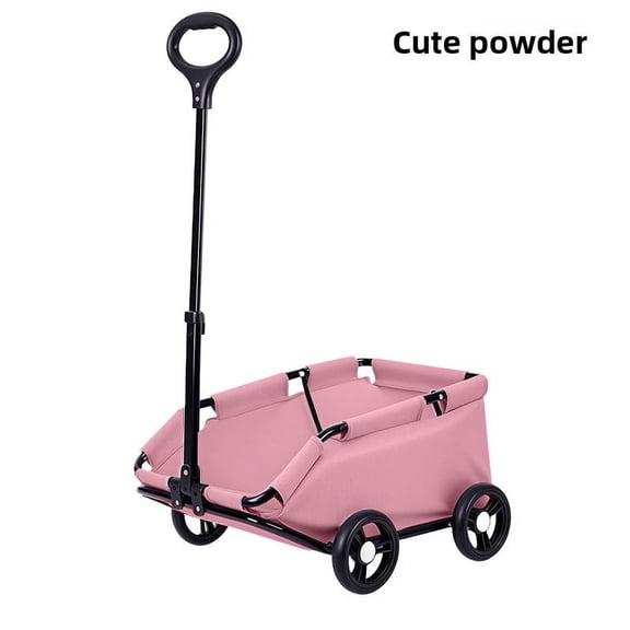 Portable Pet Trolley Foldable Dog Trolley Camping Mall Dual-purpose Cat and Dog Pet Trolley