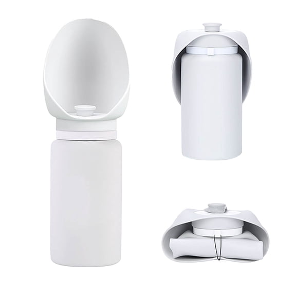 Portable Pet Water Bottle for Dogs and Cats - Foldable Outdoor Drinking Device Travel Hydration Solution for Adventures