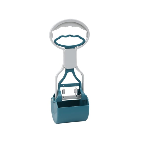 Portable Pets Stool Scooper for Waste Pickup Easy to Use Pick up Scooper for Traveling Grass Large Medium Small Dogs Rabbit Gravel Green