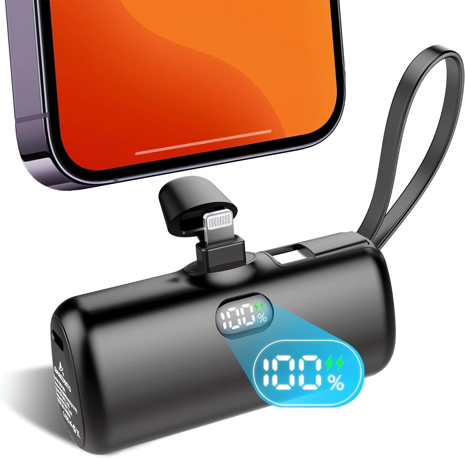 Portable Phone Charger Small Power Bank External Battery Pack, 50000mAh