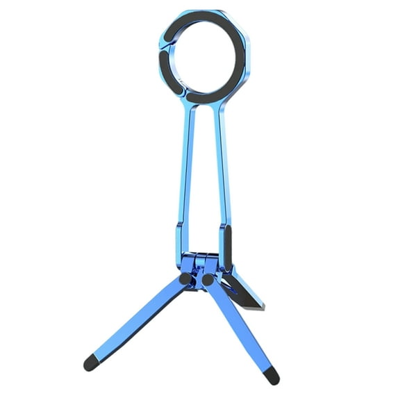 Portable Magnetic Phone Mount Stand Spring Loaded Clip Tripod Stabilizer Spring Clamp Design Suitable for Office Travel