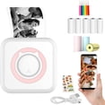 thumbnail image 2 of Mini Thermal Printer Multifunction Portable Sticker Maker Instant Photo Inkless Printing Support Bt Connection For Smartphone With 1 Paper Roll 57mm Compatible With Ios Android Sys I.290376055 2 of 9