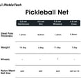 thumbnail image 1 of Portable Pickleball Net 22 FT USAPA Regulation Size with Carrying Bag for Driveway, 1 of 5