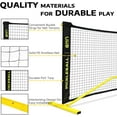 thumbnail image 1 of Portable Pickleball Net System, Official Regulation Size with Metal Frame and PE Net, Includes Carrying Bag, 1 of 5