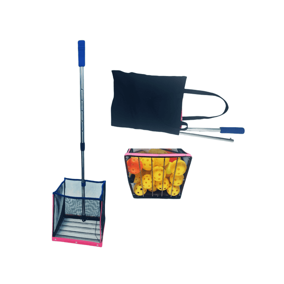 Portable   35   Pickleball    Collector -  PickleballS Retriever Basket Carrier Gatherer Picker Hopper Container for Picking and Storagel Training Tool Pick up
