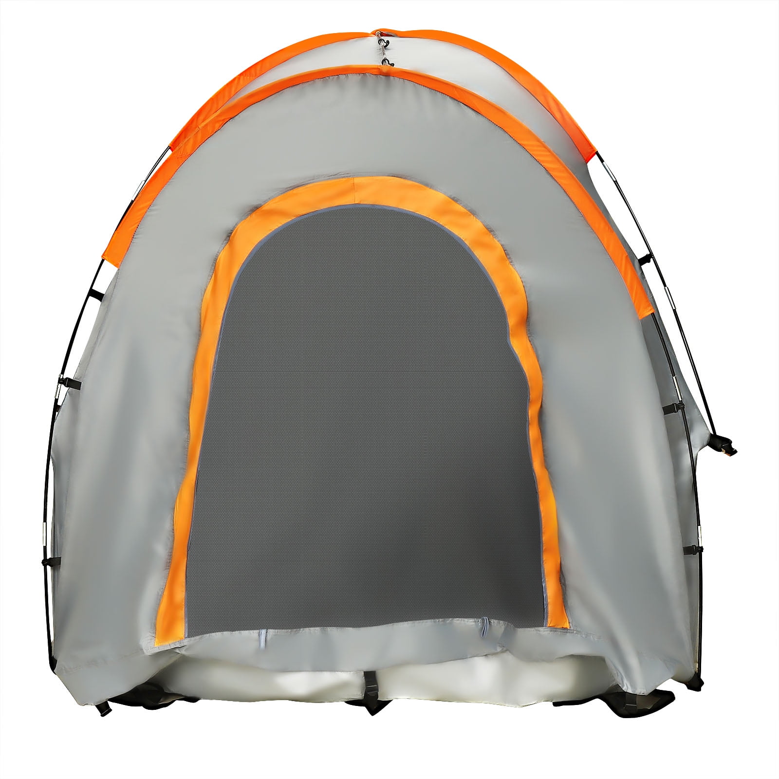 JOYTUTUS 5ft Truck Bed Tent For Camping - Waterproof PU2000mm, Aluminum Poles, Easy Setup For 2 Person, Fits Most Pickups (Orange)