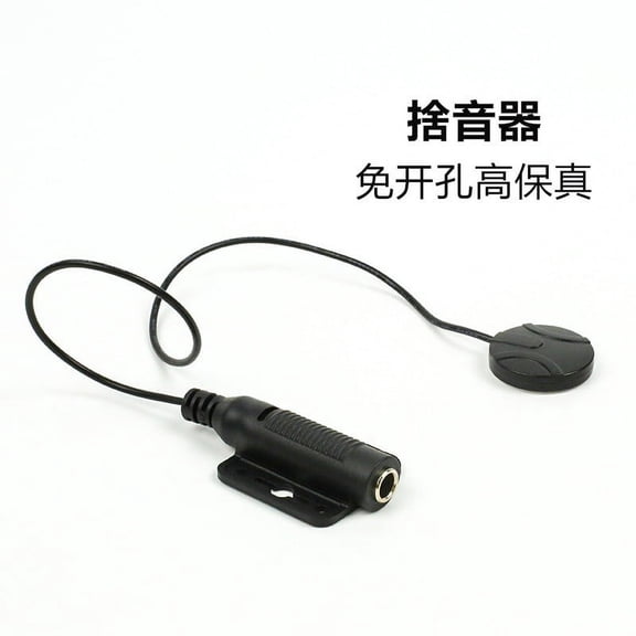 CIMAXIC High Black Acoustic Guitar Pickup No Drilling Easy Installation Sound Mic