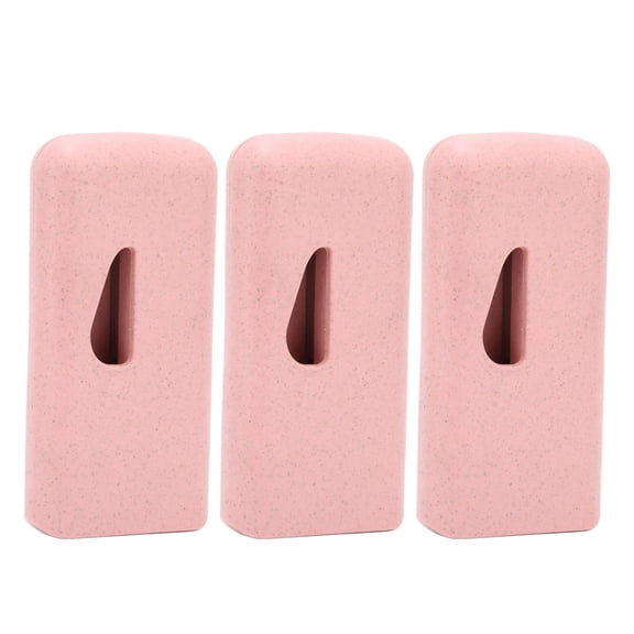 Portable Pill Crusher and Tablet Cutter for Fine Dose Measuring, Easy-to-Use Medicine Divider for Seniors, Adults and Kids, Travel Friendly Compact Pill Splitter and Box Container, Pink (3 Packs)