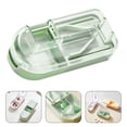 thumbnail image 1 of Portable Pill Cutter Splitter,Tiny Pill Cutter,2025 New Portable Pill Cutter: Adjustable Professional Pill Splitter For Small,Tiny,And Large Pills With A Hidden Sharp Stainless Steel Blade(Green), 1 of 7
