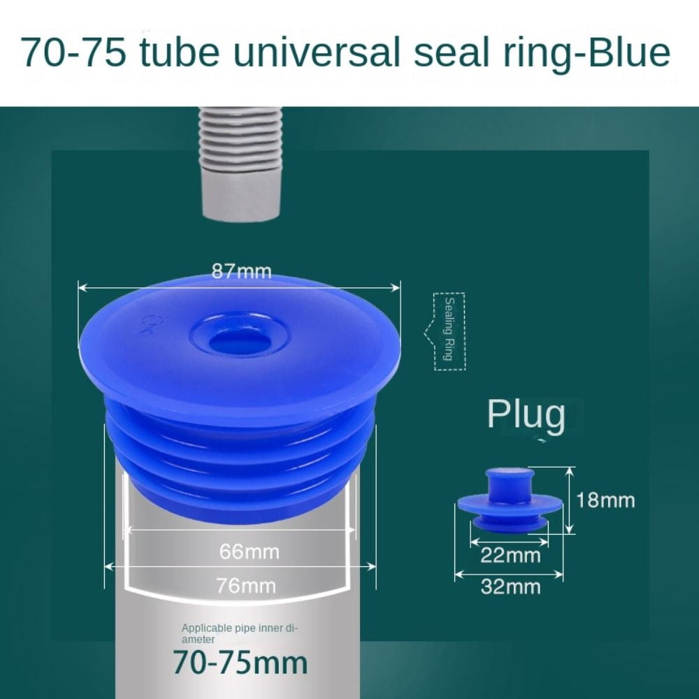 Portable Pipe Connector Telescopic Insect Proof Floor Drain Plug ...