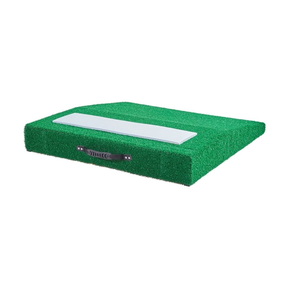 Portable Pitching Mound for Baseball&Softball,31" Indoor/Outdoor Practice Mound with Turf,Pitching Rubber,and Carry Handle