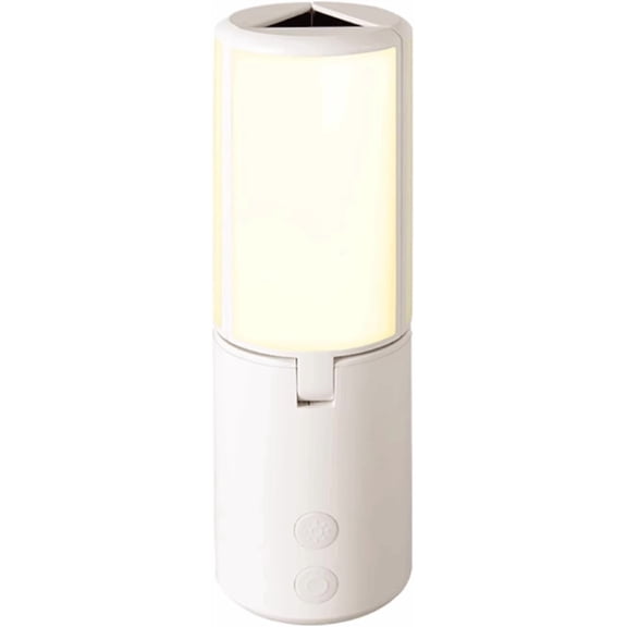 Portable Plastic Camping Lantern - Dual Powered, Lightweight for Outdoor Tent & Camping Use