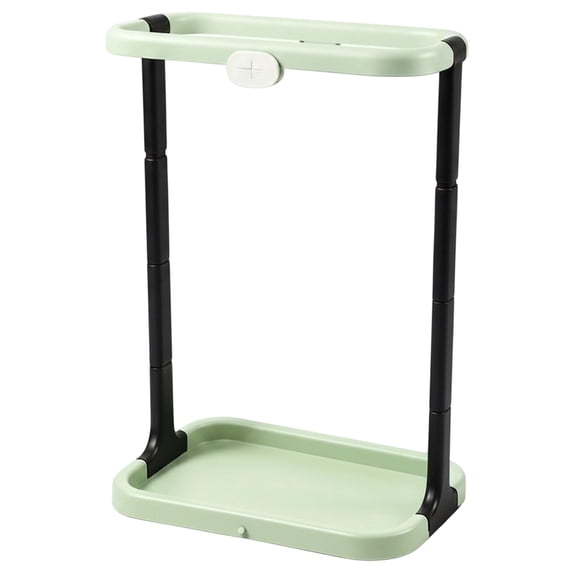 Portable Plastic Hanging Garbage Bag Holder Stand, Collapsible Trash Bag Rack Frame For Kitchen Outdoor, Multifunctional Waste Bag Support With Frame, Green