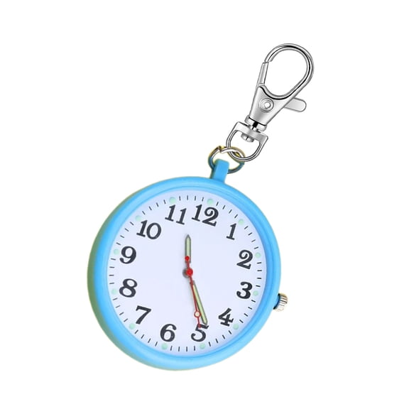 Portable Plastic Keychain Chronometer Watch With High Visibility Digital Display Outdoor Sports Essential Travel Gear