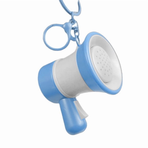 Portable Plastic Keychains Bag Pendant with Mini Speaker for Voice Recording and Fun