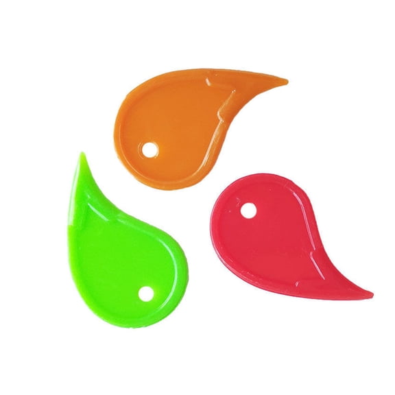 Portable Plastic Letter Opener Cut Supplies Letter Lot Box Package Case Letter Raindrops Carry-on Equipm O6Q4 Cut Plastic