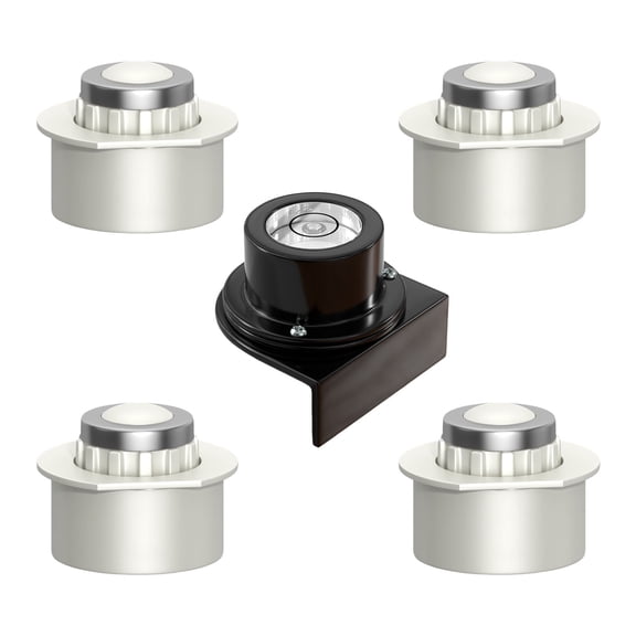 Portable Plastic Leveling Tool Set 4 Clips And 1 Bubble Levels High Accuracy Leveling Tool For Home Improvement Projects
