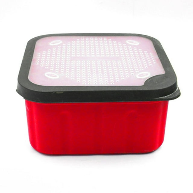 Portable Plastic Live Bait Box Redworm Box Carp Fishing Accessories