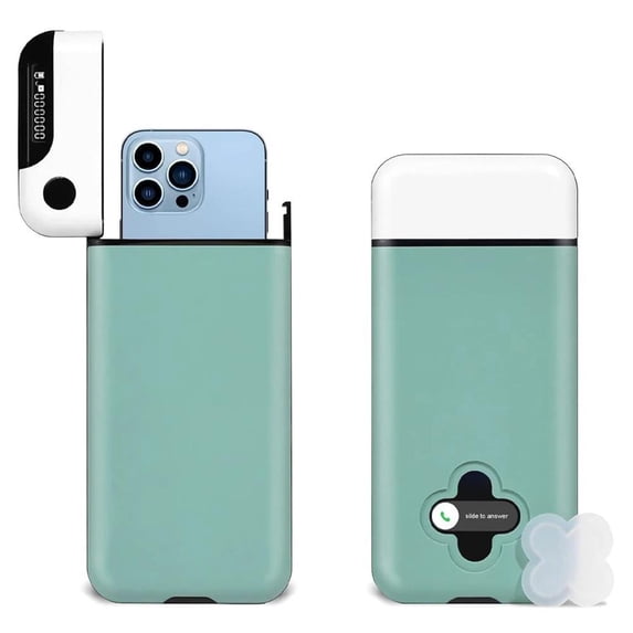 Portable Plastic Phone Lock Box with Timer for Kids, Students and Adults to Prevent Mobile Phone Addiction and Focus on Work, Study and Life