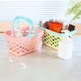 thumbnail image 1 of Portable Plastic Storage Basket with Handle for Toys, Snacks, Bathroom Clutter – Lightweight, Breathable Mesh Design for Easy Carrying and Organization, 1 of 7