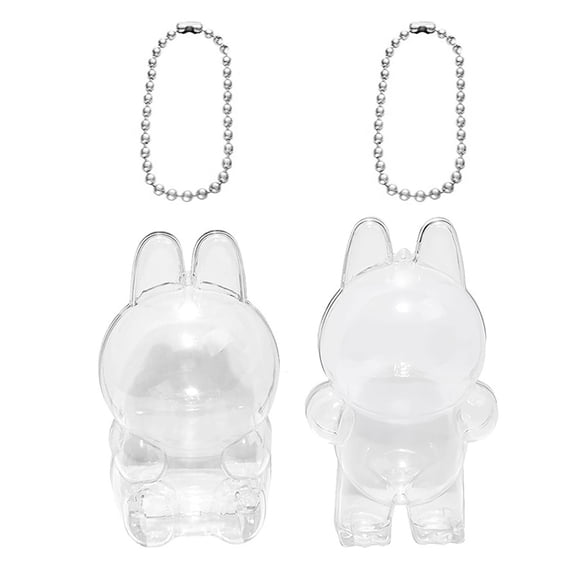 Portable Plastic Storage Container For Miniature Figurines Clear Covers Shield Against Damage And Dirt