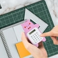 thumbnail image 1 of Portable Pocket Calculator, Cute Bear Design, Basic Calculator with Large LCD Display, Auto Shut-Off, Perfect for School Kids, Students, Classroom, Home Use, 1 of 3