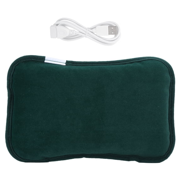 Portable Pocket Heater for Cold Days - Dark Green Instant USB Hand Warmer