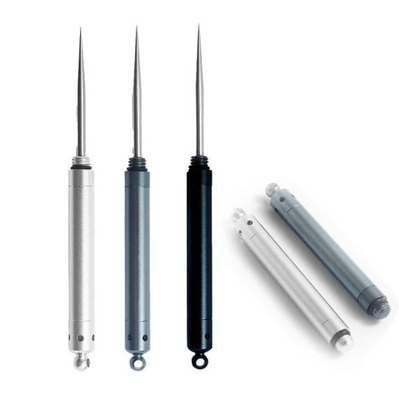 Portable Pocket-Size Toothpicks, Reusable Fruit Picks Oral, Teeth Care Tools, Food-Grade Aluminum & Steel (Assorted Color)