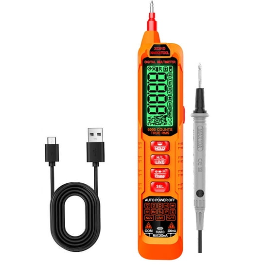 Portable Pocket Sized Digital Voltmeter With Intelligent Protections Mechanism For Measurements And Diagnostics