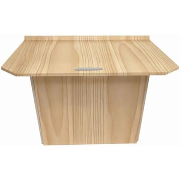 Portable Podium Stand, Foldable Wood Lectern Podium for Classroom, Table Top Podium for Office, Church & Presentations$$Office