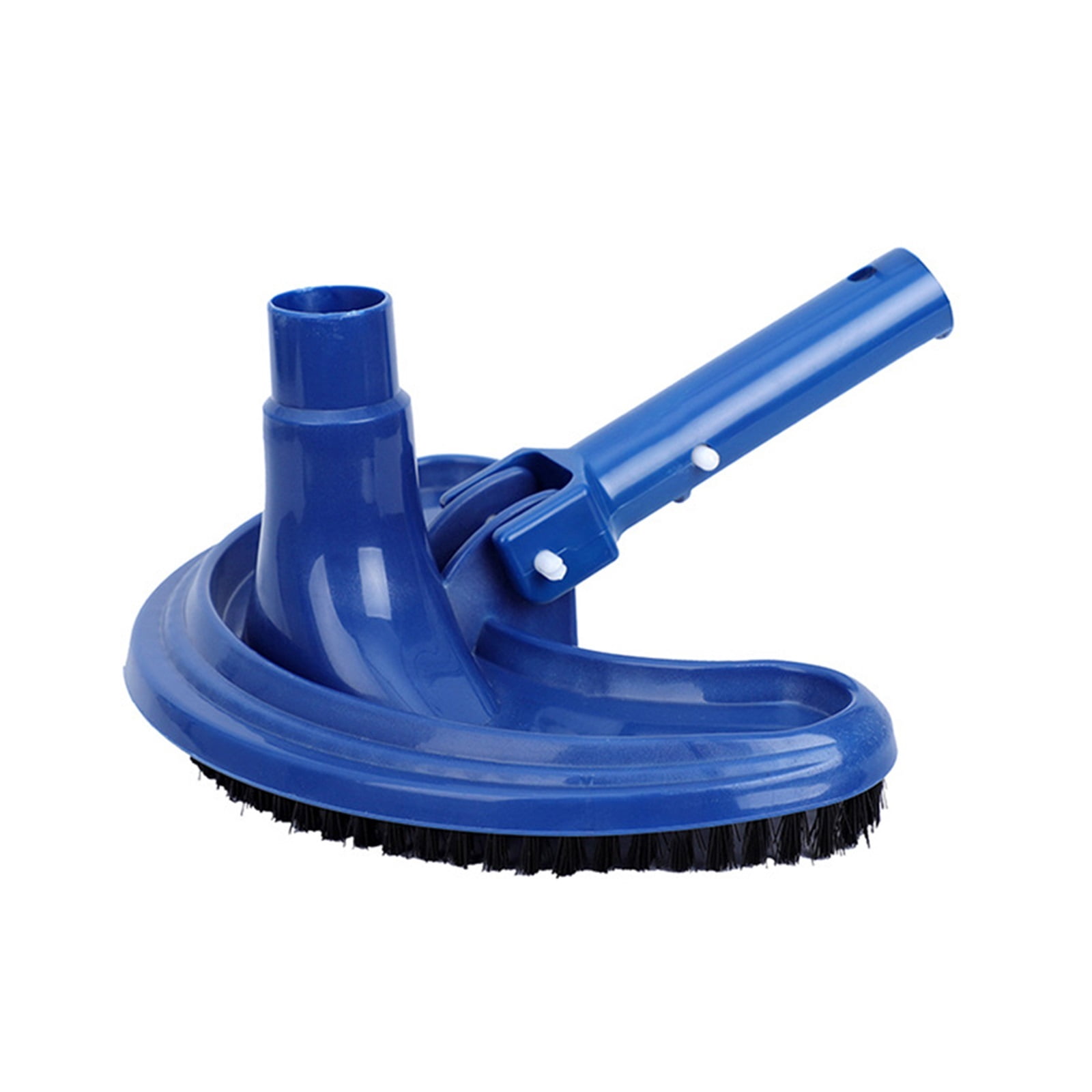 Portable Pond Vacuum Underwater Cleaner with Brush Blue Crescent Shaped Professional Cleaning Tool ,Efficient Cleaning