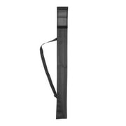 Portable Pool Adjustable Carry 1/2 Type Storage Accessory Billiard Cue Bag Case with Shoulder Strap Holder Pool Canvas Black 81x10cm