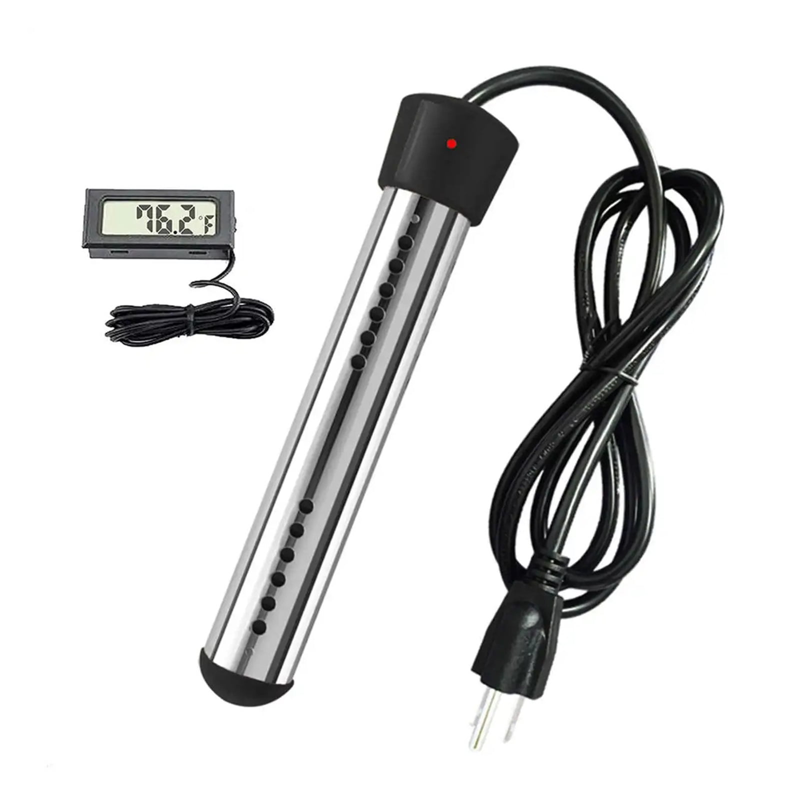 Portable Pool Water Heater 120V 1500W Immersion Electric Heater With Digital Thermometer For Inflatable Pool Bathtub ,Energy Efficient