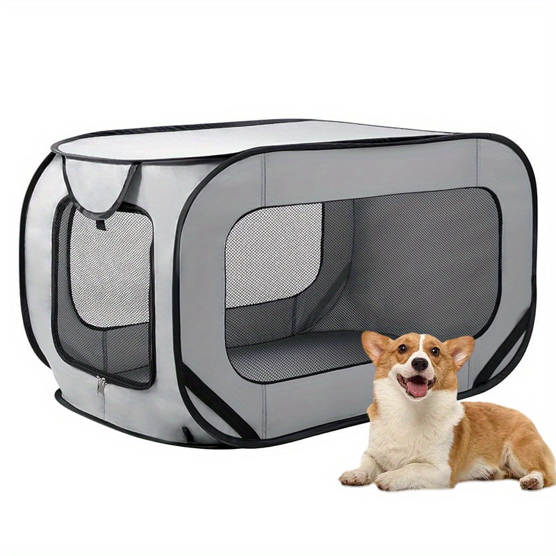 View of [Portable Pop Up Pet Bed] Portable 36inch Pop Up Pet Bed | Chew Proof ...