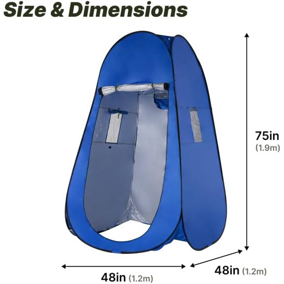 Portable Pop-Up Privacy Changing Tent (Leaf)