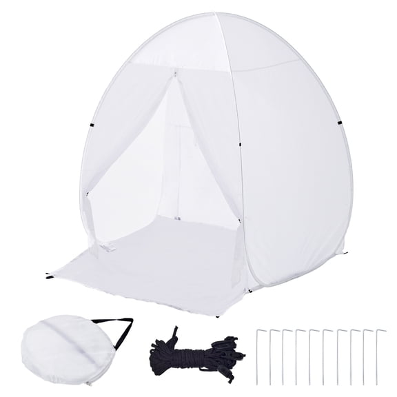 Portable Pop Up Spray Paint Tent Booth  Quick Setup Storage For Indoor Outdoor Use