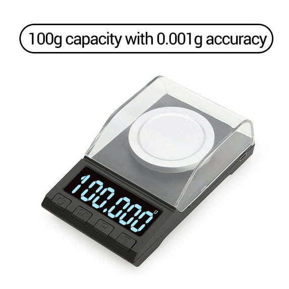 Portable Portable Digital Scale Gold Jewelry Scale Powder Scale Mini Pocket Electronic Scale Professional Digital Milligram Scale High 50gx0.001g DH-8068