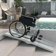 Portable Portable Wheelchair Ramp for Home, Threshold Handicap Ramp 5