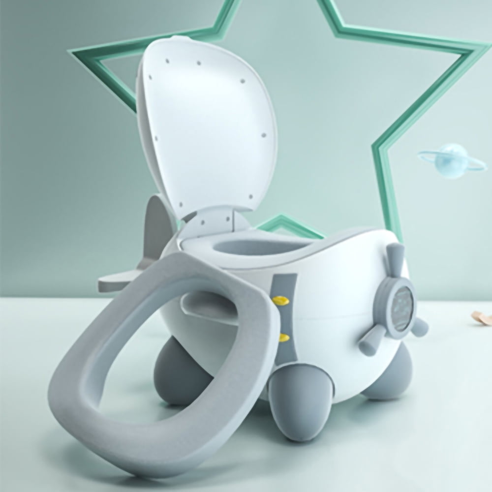 Portable Potty Training Toilet for Kids Toddlers, Kids Boys Girls Training Toilet Seat with Comfy Seat Cover, Easy to Empty and Clean