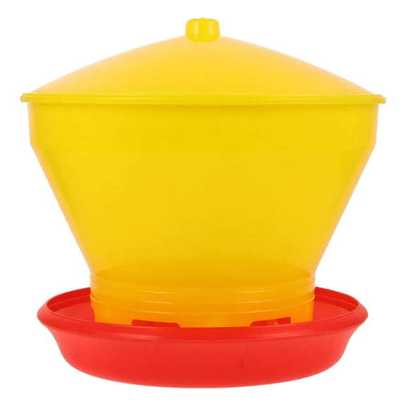 Portable Poultry Feeding Bucket with Pressure Resistant Plastic and Smooth Finish