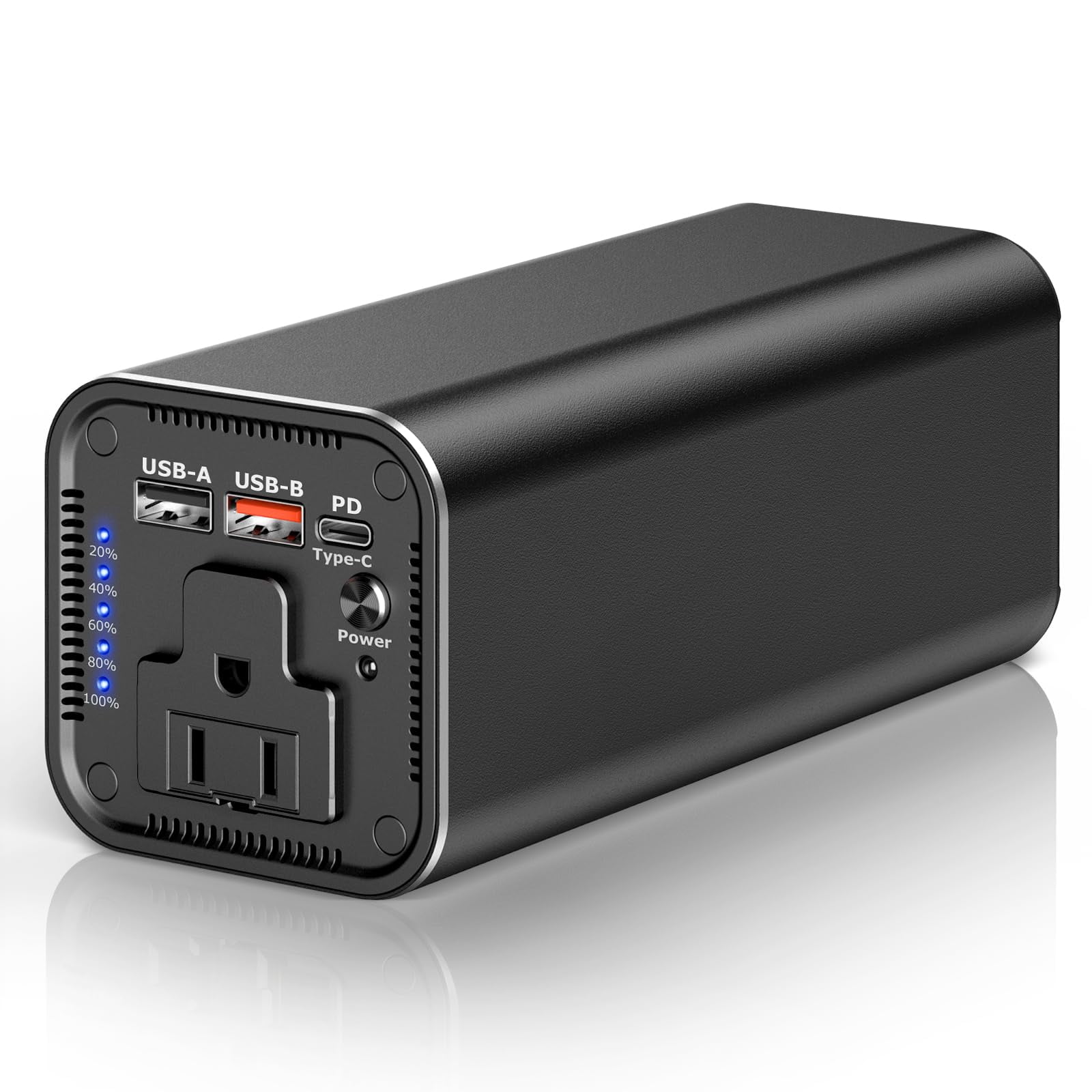 Portable Power Bank with 100W AC Outlet, 27000mAh, 65W PD fast charging