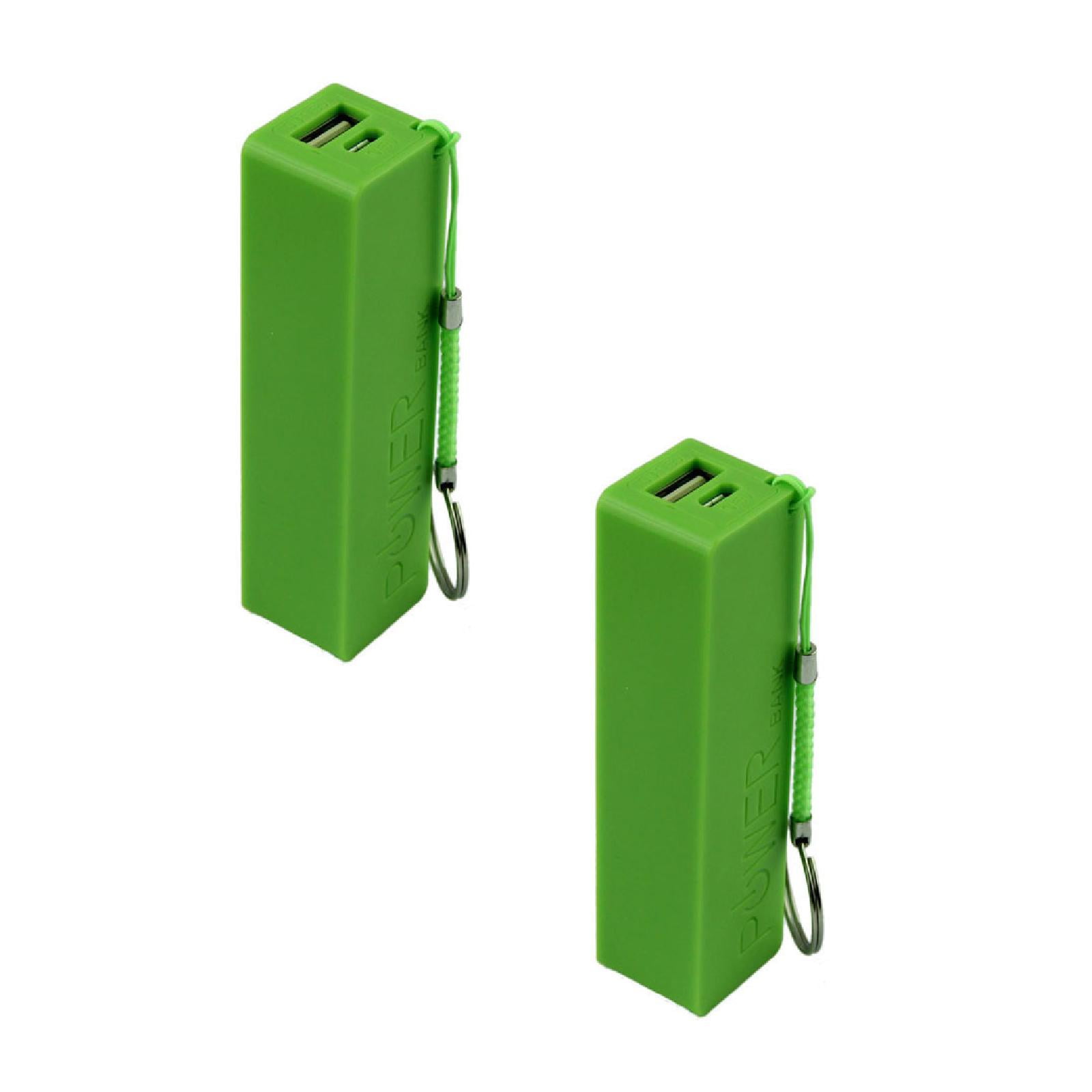 Portable power bank 18650 external backup battery charger with key
