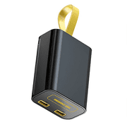 Portable Power Bank Box with Warm Night Light High Power Output for 18650 Batteries, On-the-Go Charging