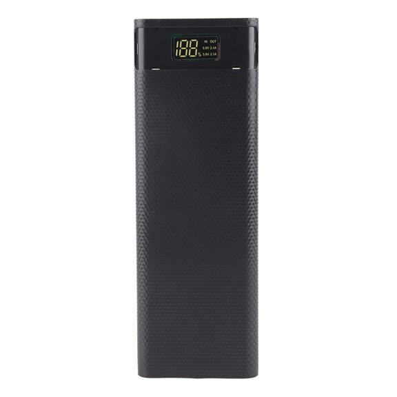 Portable Power Bank DIY Kit, Holds 10x <span Style="background:red"></span> Batteries, 5V/2A Output Charger