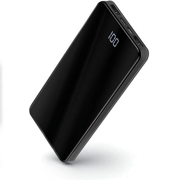 Portable Power Bank Fast Cell Phone Battery Charger, Black