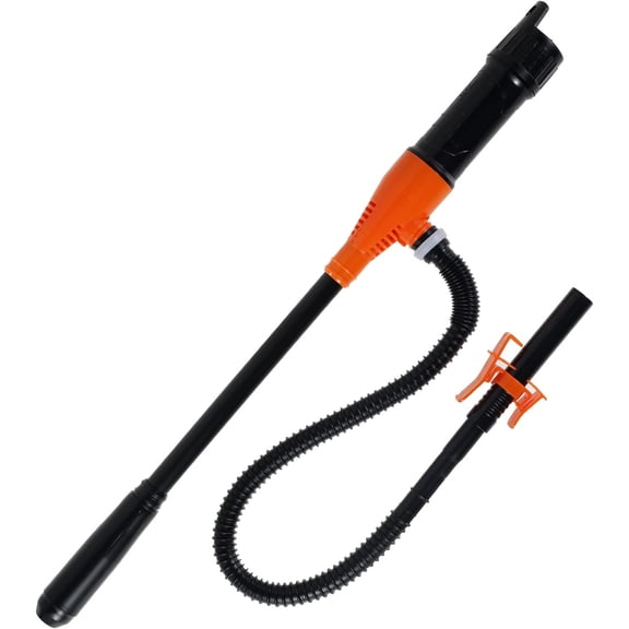 Portable Power Battery Pump, 2.6 GPM Fuel Water Gasoline Liquid Transfer Pump Battery Operated, Electric Power Battery Pump for Gas Fuel Diesel Kerosene Gasoline Water, 2.2 Gallons Per Min (Orange)