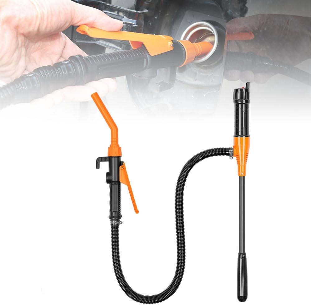 Portable Power Battery Pump, 2024 Upgraded Hand Fuel Transfer Pump Gas Pump for Gas Can, Portable Battery Pump for Gas Fuel Water Diesel