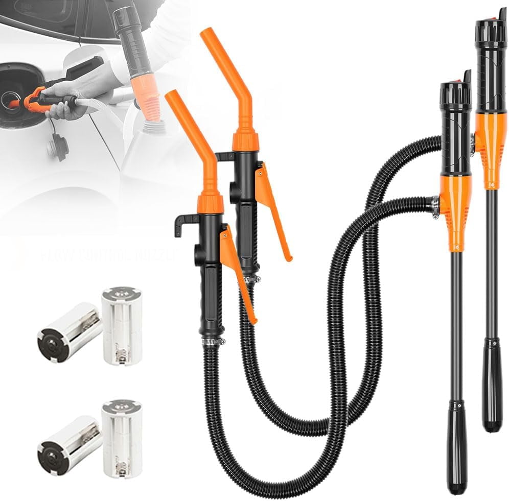 Portable Power Battery Pump, 2025 New Portable Battery Pump for Gas, Fuel, Diesel, Water Transfer, Upgraded Hand Fuel Transfer Pump Gas Pump for Gas Can, Transfer Pump Battery Operated